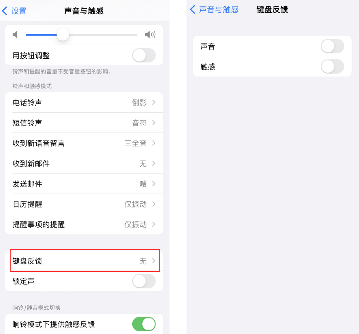 兰洋镇苹果手机维修分享iOS 16 小细节：支持开启 iPhone 键盘声音及触感反馈 